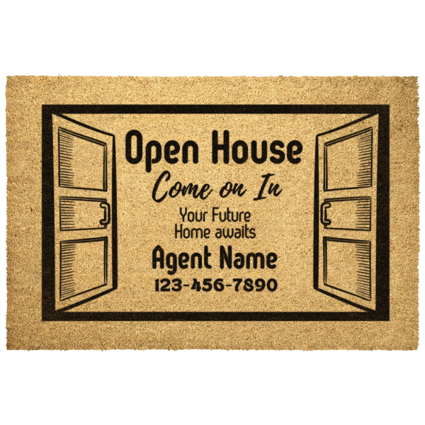 Real estate agent open house