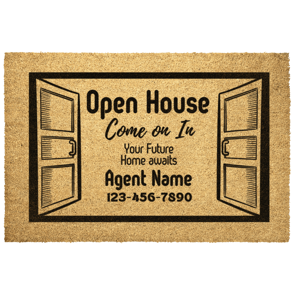 Real estate agent open house
