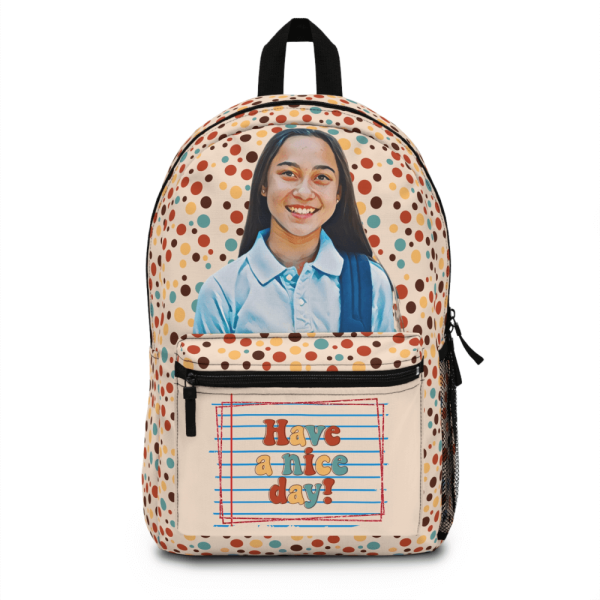 Custom Cartoon Portrait Backpack