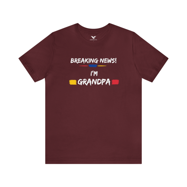 Breaking News I'm Grandpa T-Shirt