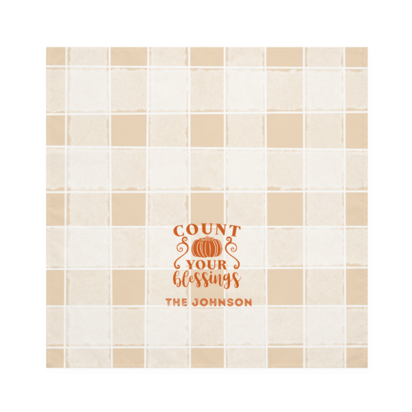 Custom fall napkin