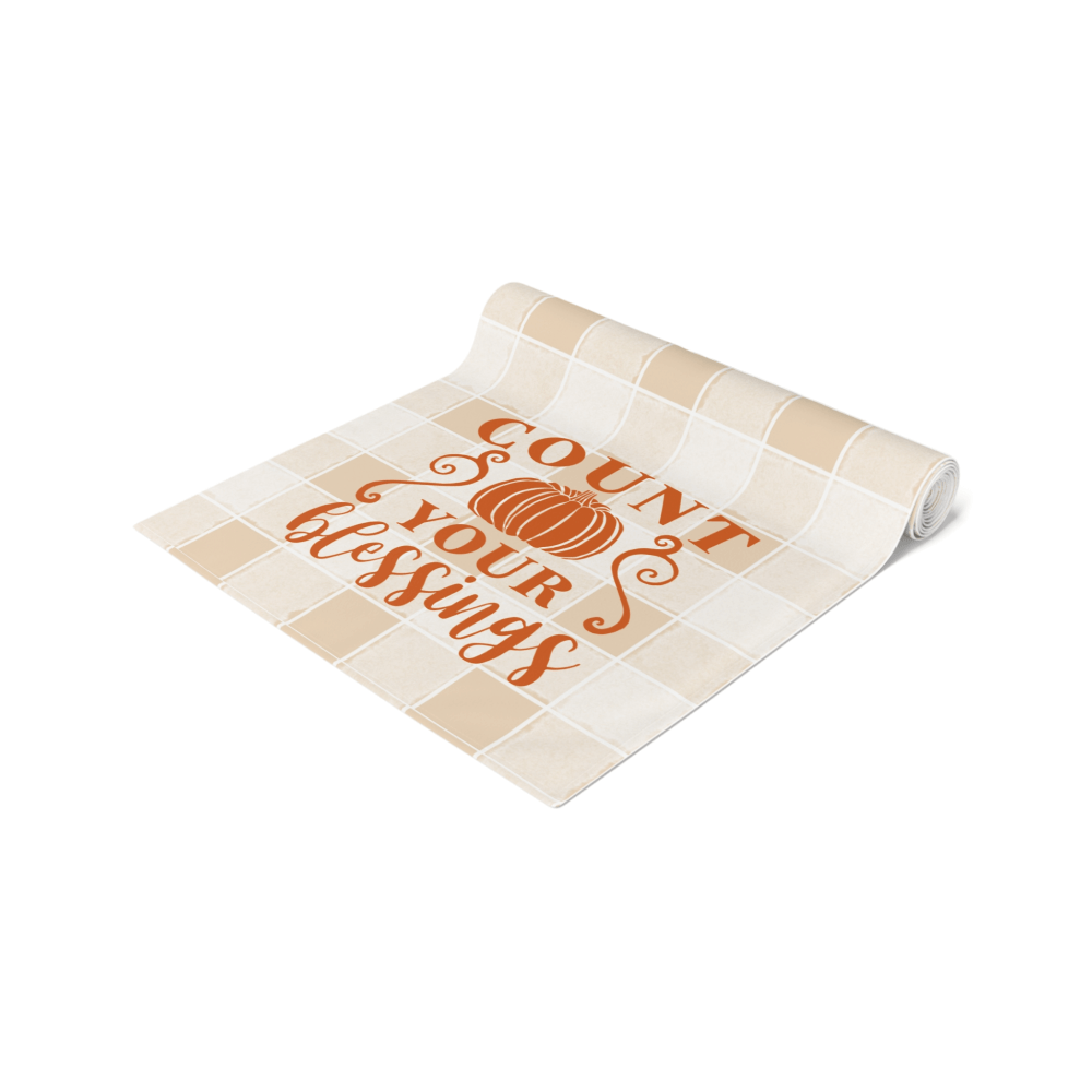 Count your blessings table runner
