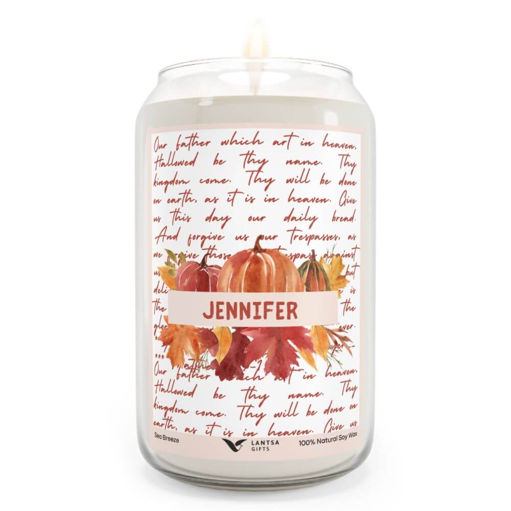 Fall Custom Candle