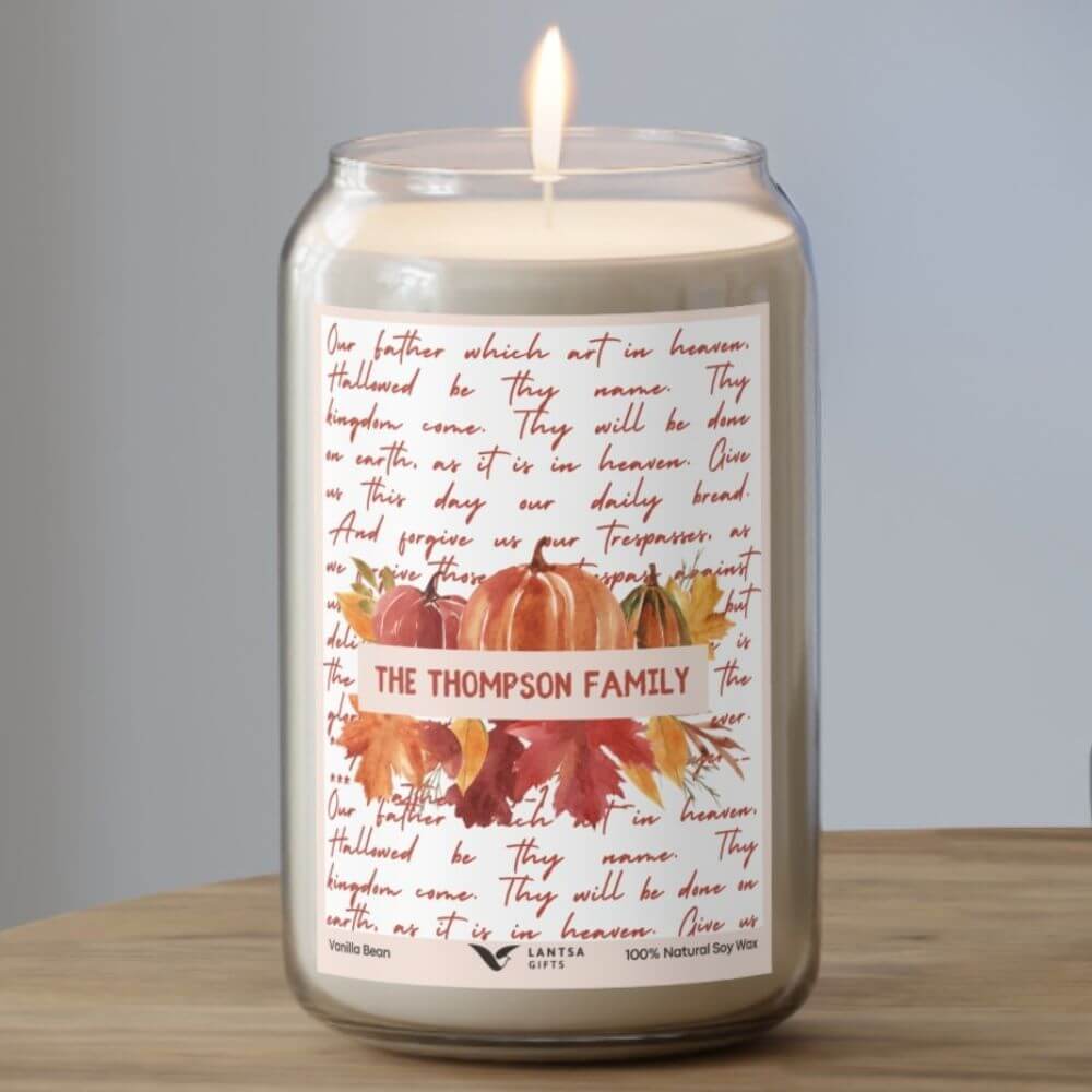 Fall Faith-Based Candle