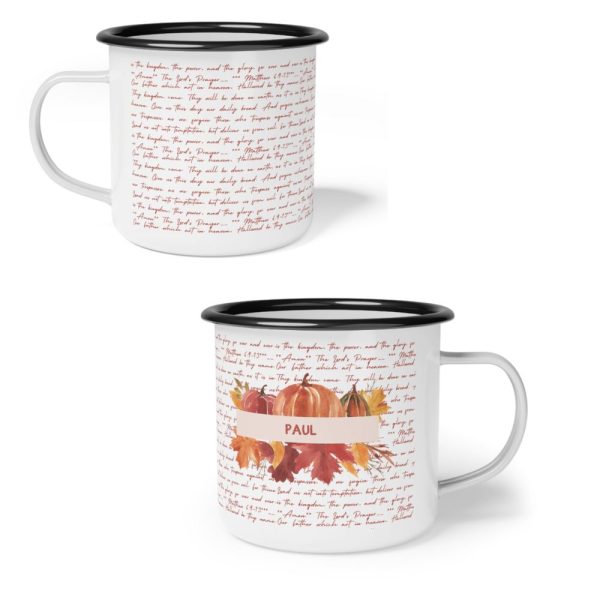 Fall camping mug