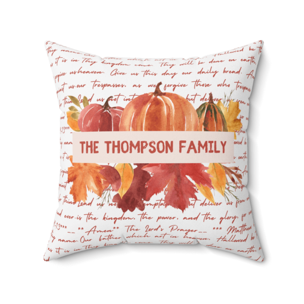 Custom Fall Pillow