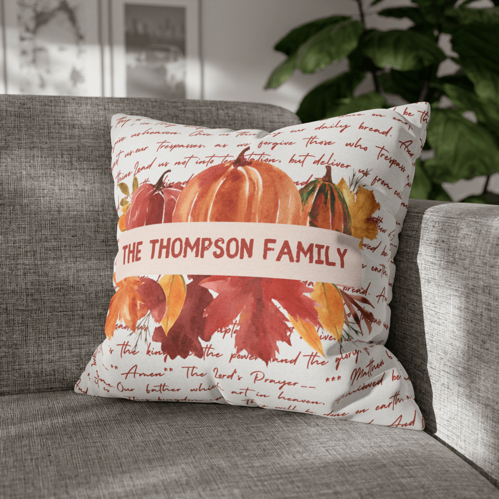 The Lord's Prayer Fall Pillow