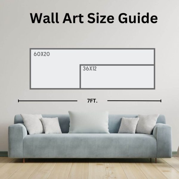 Wall art size guide