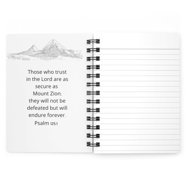 Psalm 125 custom notebook