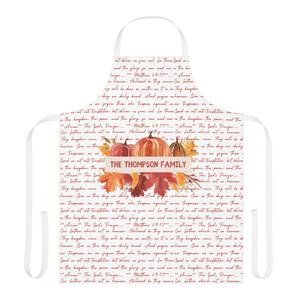 Custom fall apron