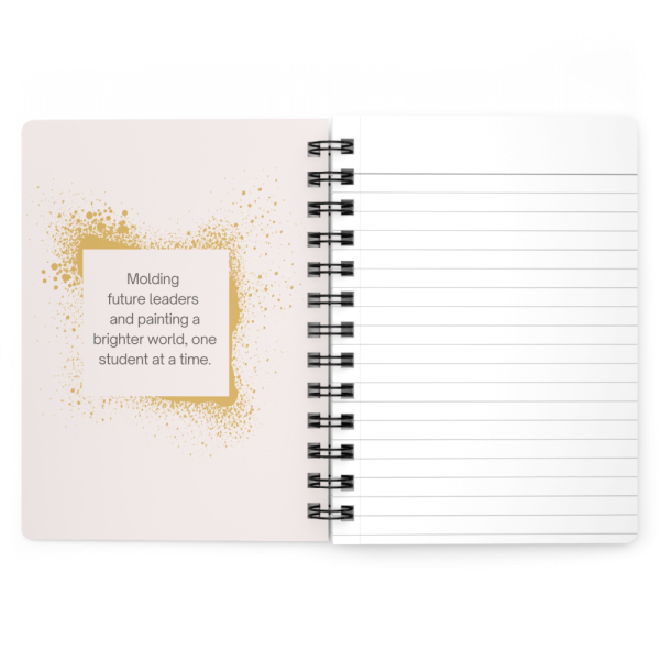 Custom inspirational notebook