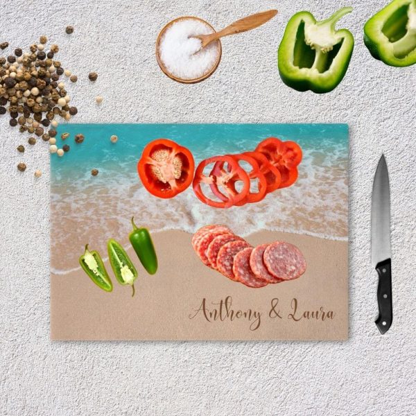 Beach house cutting board