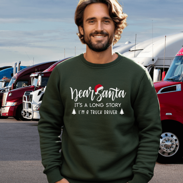 Dear Santa It's A Long Story Custom Sweatshirt