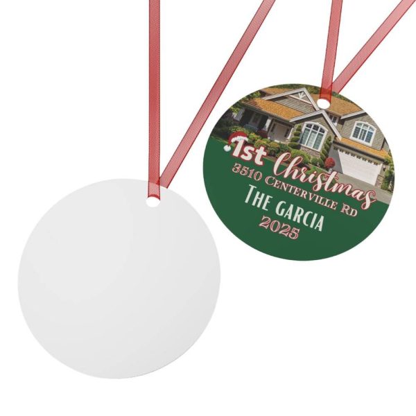 New House Personalized Christmas Ornament