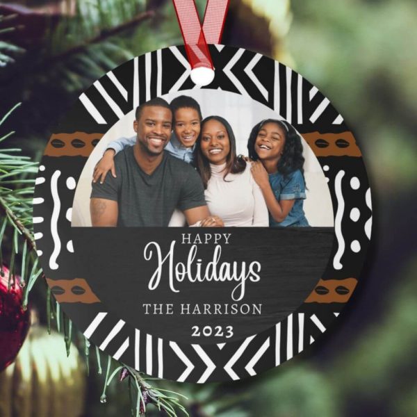 African Pattern Personalized Ornament