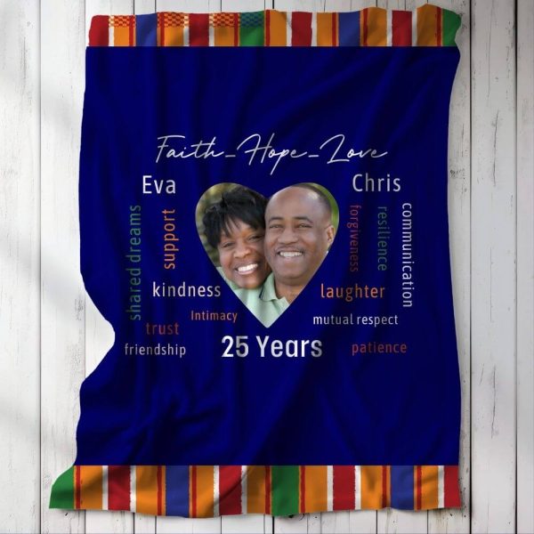 Custom Anniversary blanket