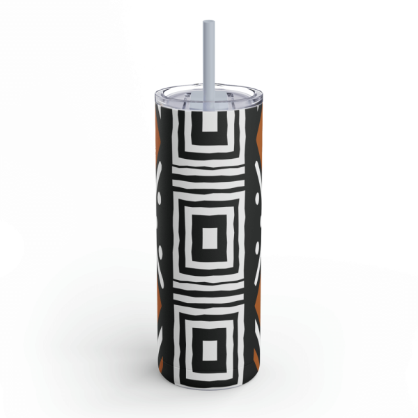 African mudcloth tumbler