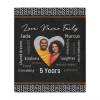 African mudcloth Anniversary Blanket