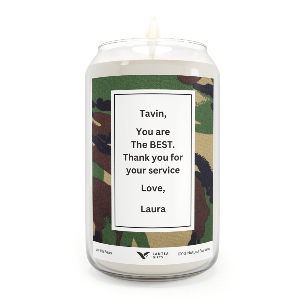 Army DPM candle