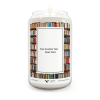 Bookshelf custom candle