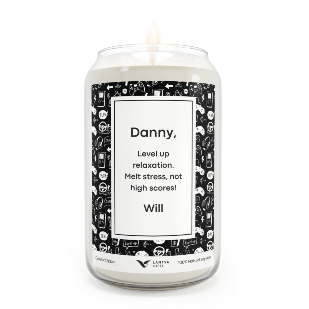 Game lovers candle
