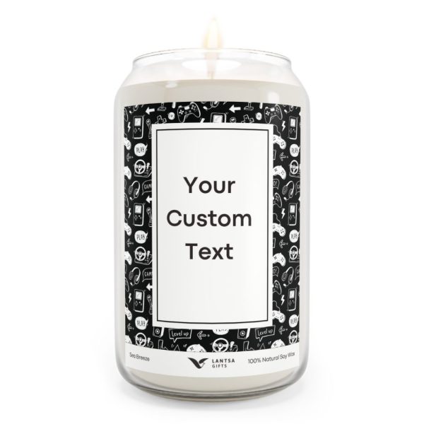 Video game lovers custom candle