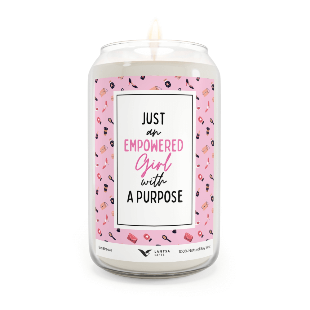 Empowered woman candle