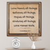 Love quote wall art