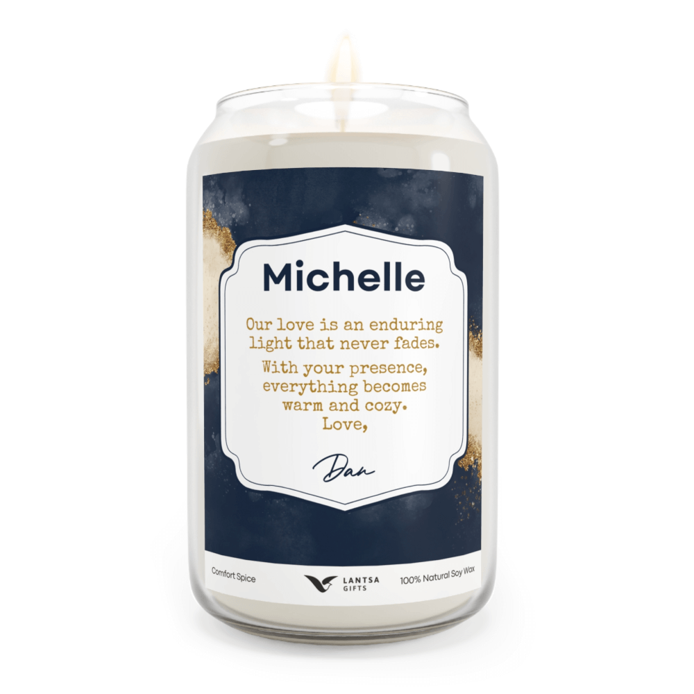 Valentine's Day candle