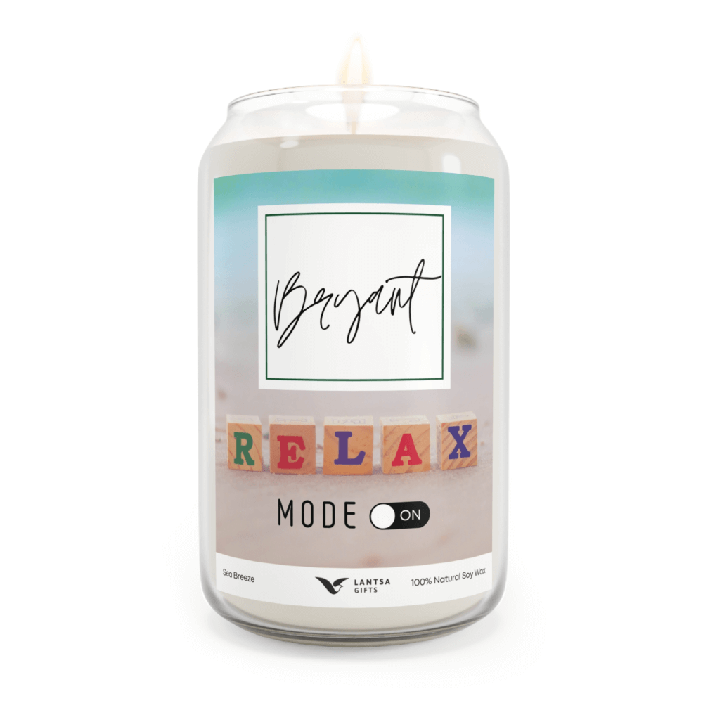 Relax custom candle