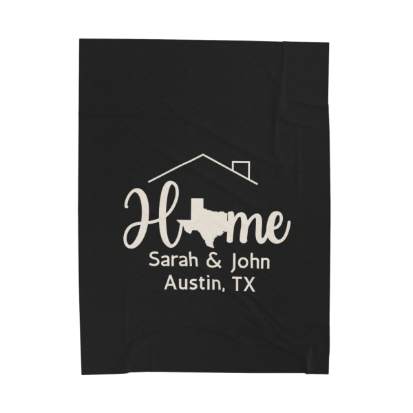 Welcome home custom blanket