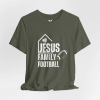 Football season faith-based t-shirt