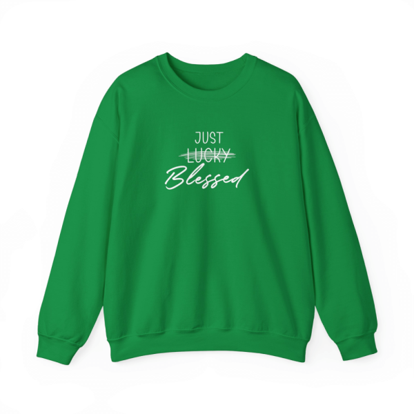 Just Blessed Shamrock Sweatshirt