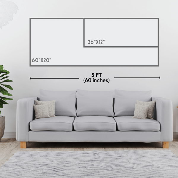 Wall art size guide