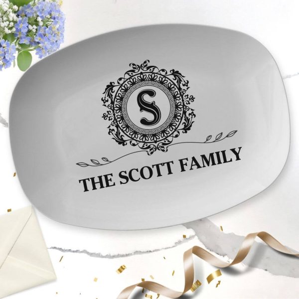 Wedding gift custom platter