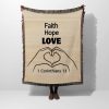 Faith hope love blanket