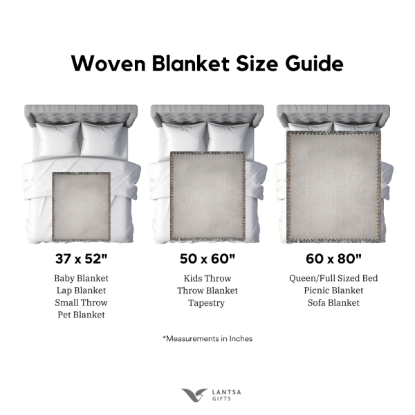 Woven blanket size guide