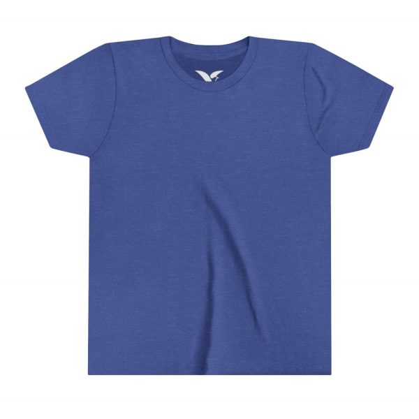 Heather True Royal Youth t-shirt