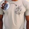 Custom sketched picture shirt