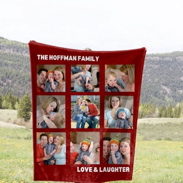 Custom picture blanket