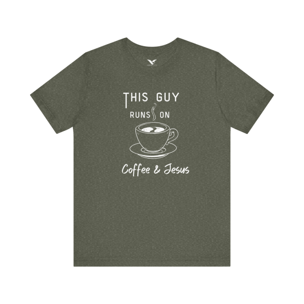 This Dad runs on coffee and Jesus T-Shirt