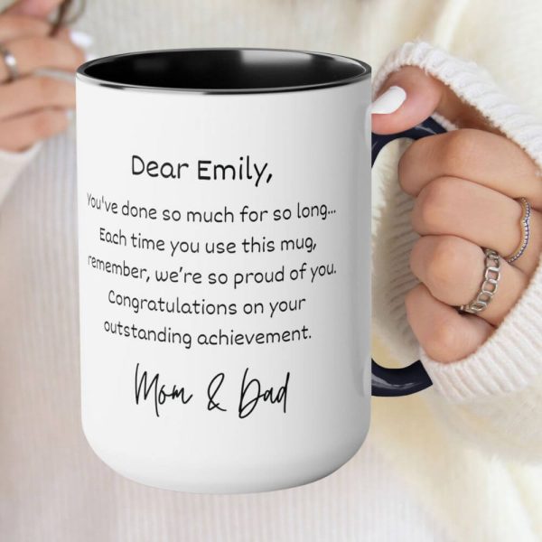 Graduation custom mug