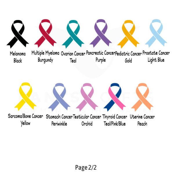 Cancer ribbons