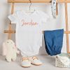 Baby name custom onesie