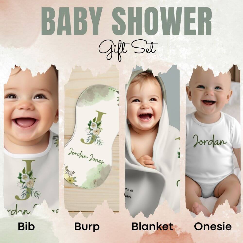 Baby shower gift set