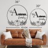 Custom Fall decor die cut wall art