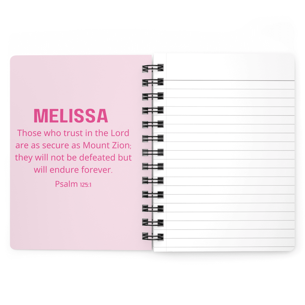 Psalm 125:1 custom notebook