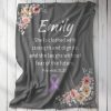 She is clothed with strength and dignity custom blanket
