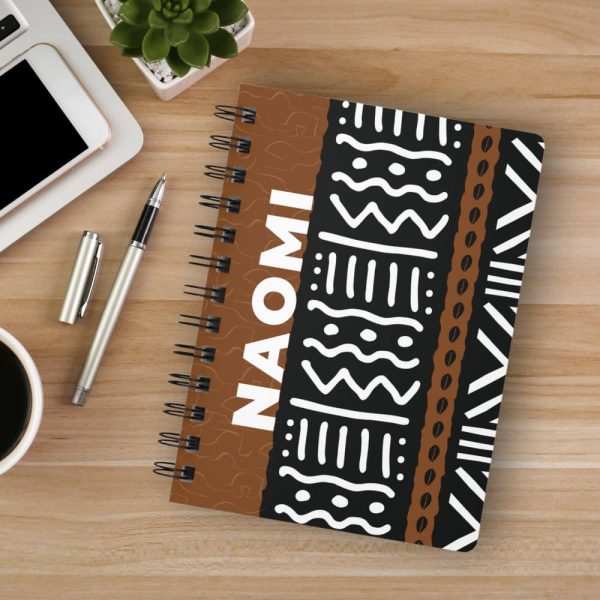 African pattern notebook