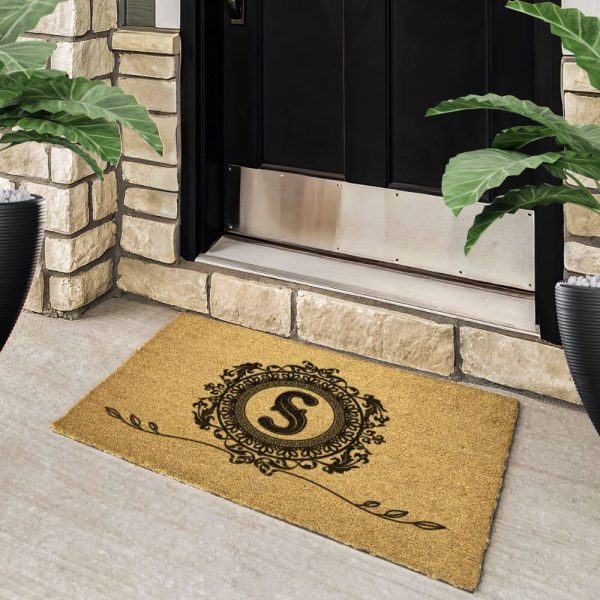 Custom monogram doormat